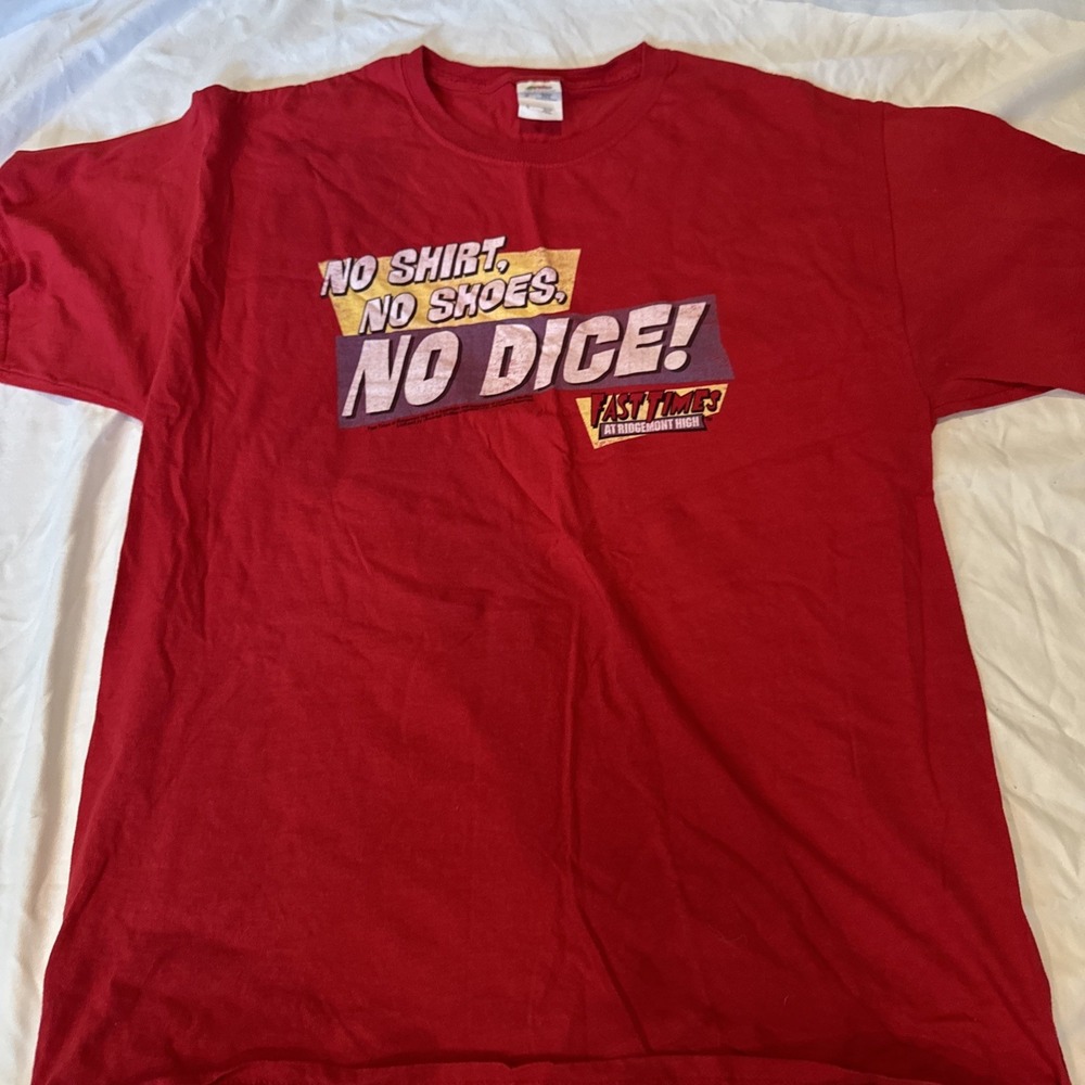 Fast‎ Times At Ridgemont High Vintage T-shirt Red Men's Large
